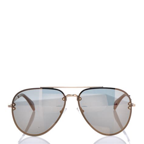 celine mirror aviator sunglasses cl 41391 s gold grey|CELINE Mirror Aviator Sunglasses CL41391/S Gold.